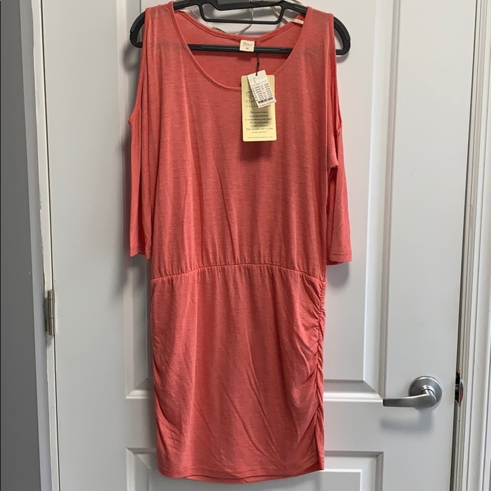 NEW BLEND off shoulder dress